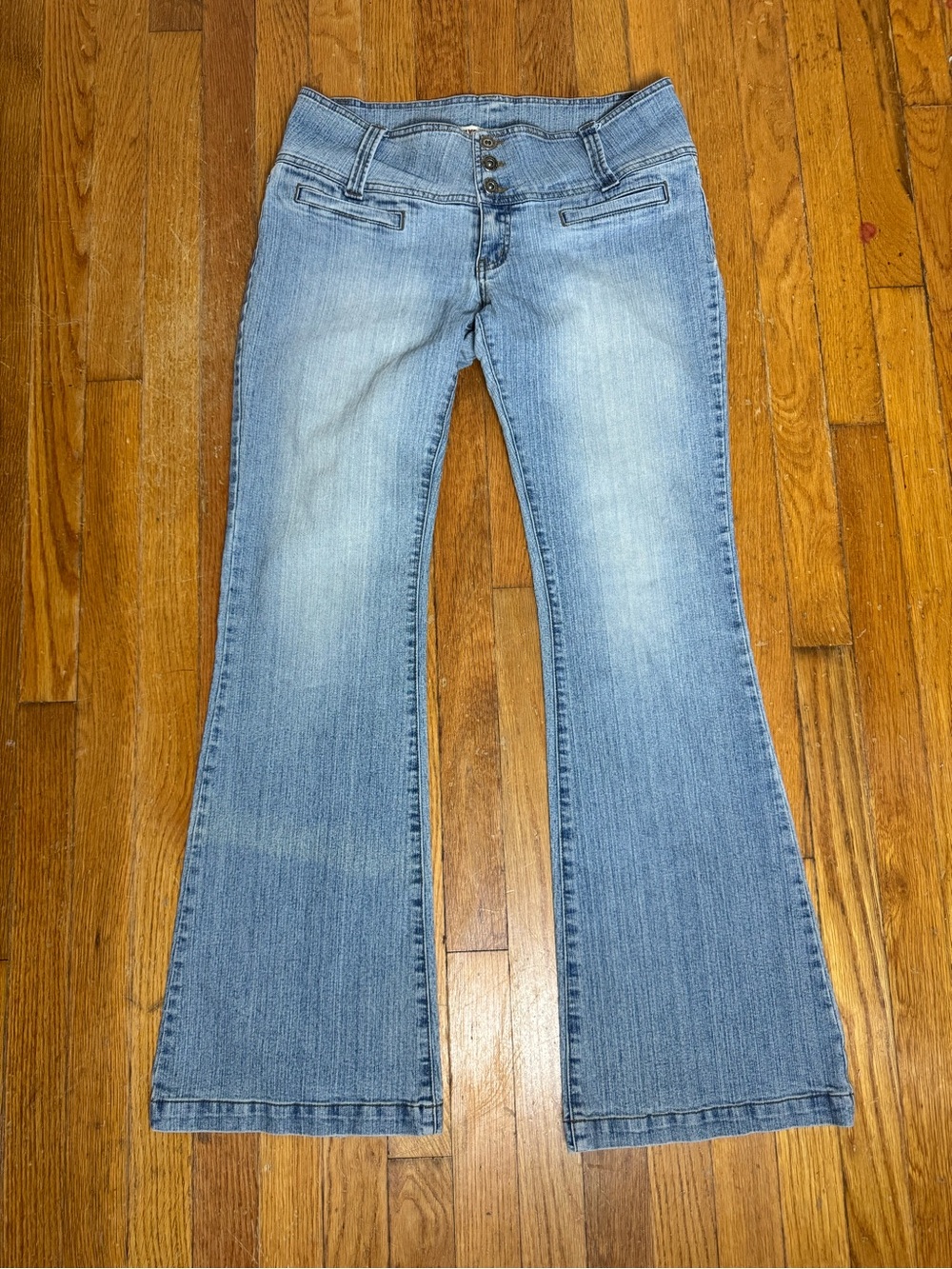 Hydraulic Light Blue Flare Jeans - Women's